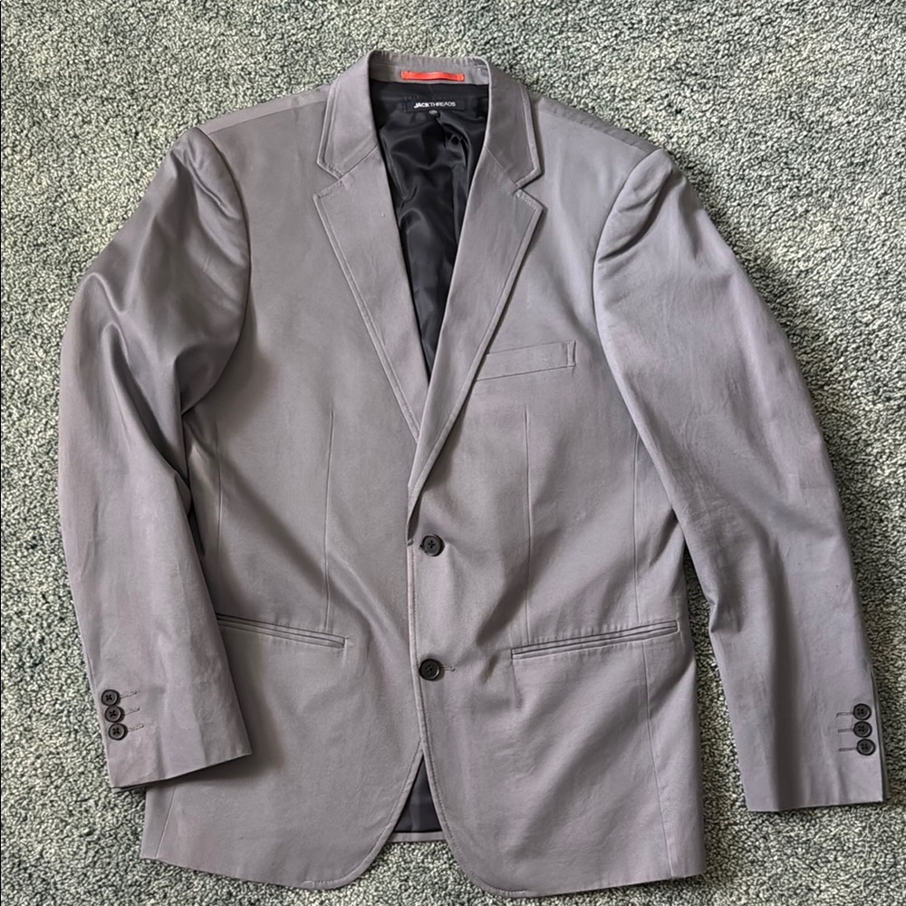Jack Threads Men's Gray Blazer - 40R